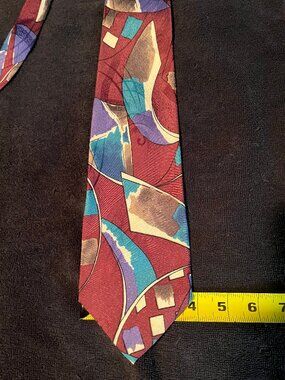 100% SILK MEN'S NECKTIE MONTEREY COUNTY BY THE SEA